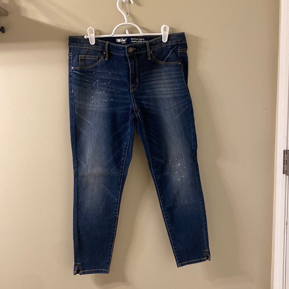 Denim capri jeggings